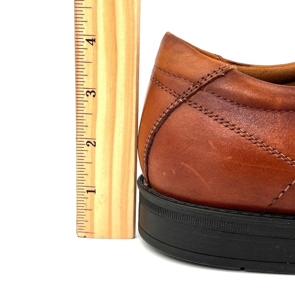 Florsheim Brown Leather Mens Dress Shoes Size 12D Comfortech Ortholite Sole - Picture 16 of 16